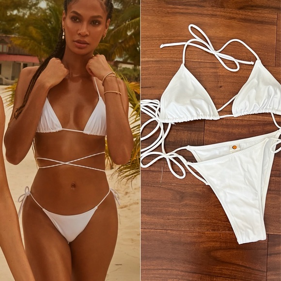 TROPIC OF C Praia Bikini White Medium - Picture 1 of 6